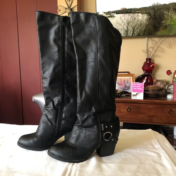 American Rag Shoes - Black American Rag Soft Leather Boots
